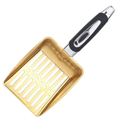 Stainless Steel Cat Litter Scoop for Easy Sifting & Sieving