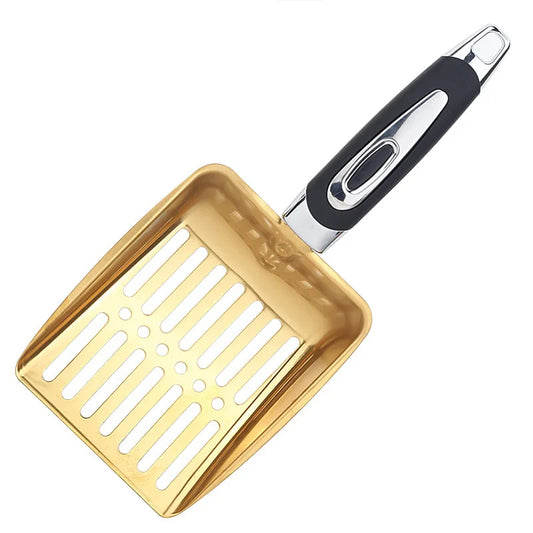 Stainless Steel Cat Litter Scoop for Easy Sifting & Sieving