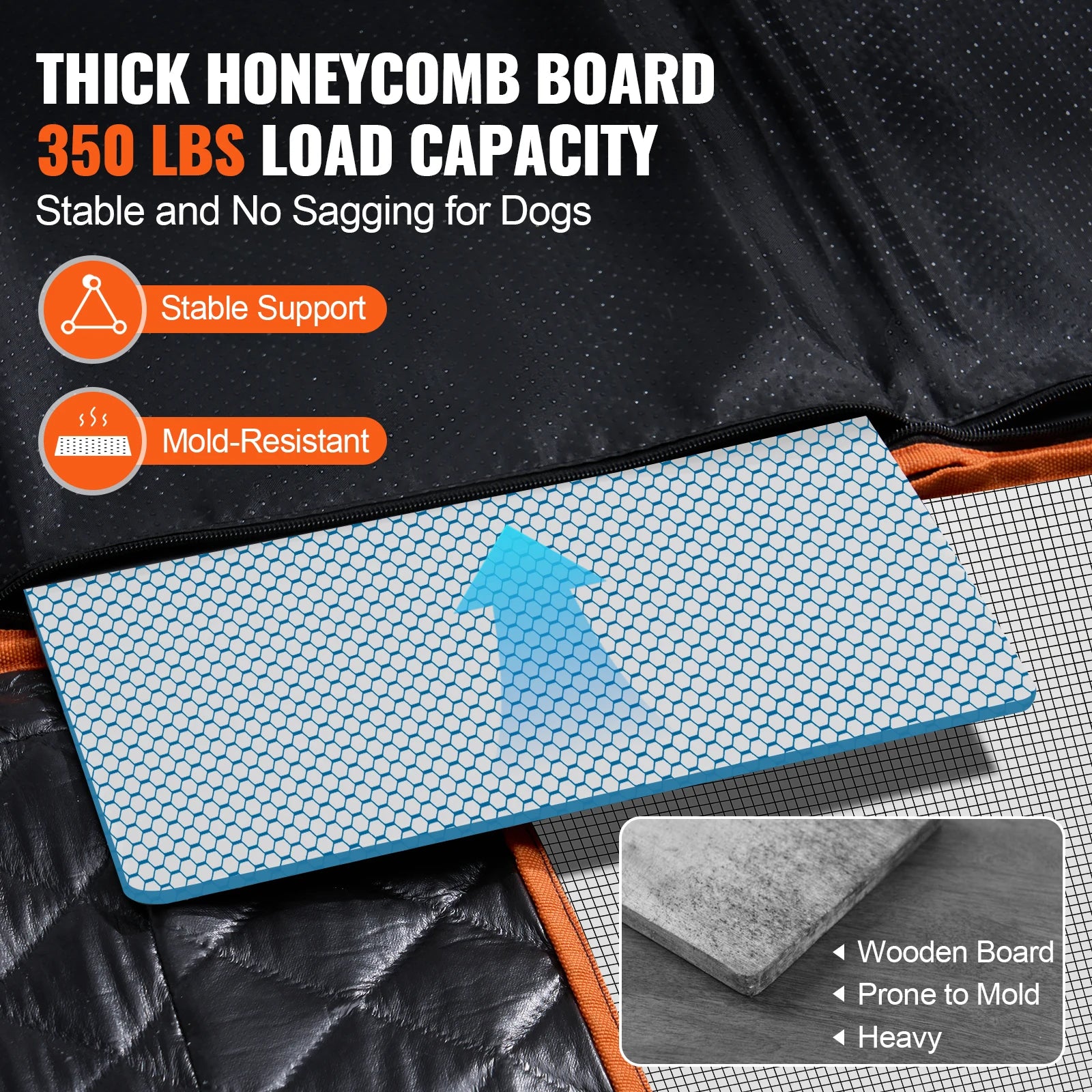 Sturdy & Extended Base Dog Car Seat Cover for Back Seats 6