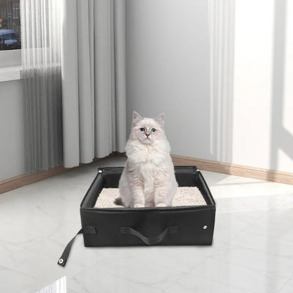 Foldable & Portable Travel Cat Litter Box 9