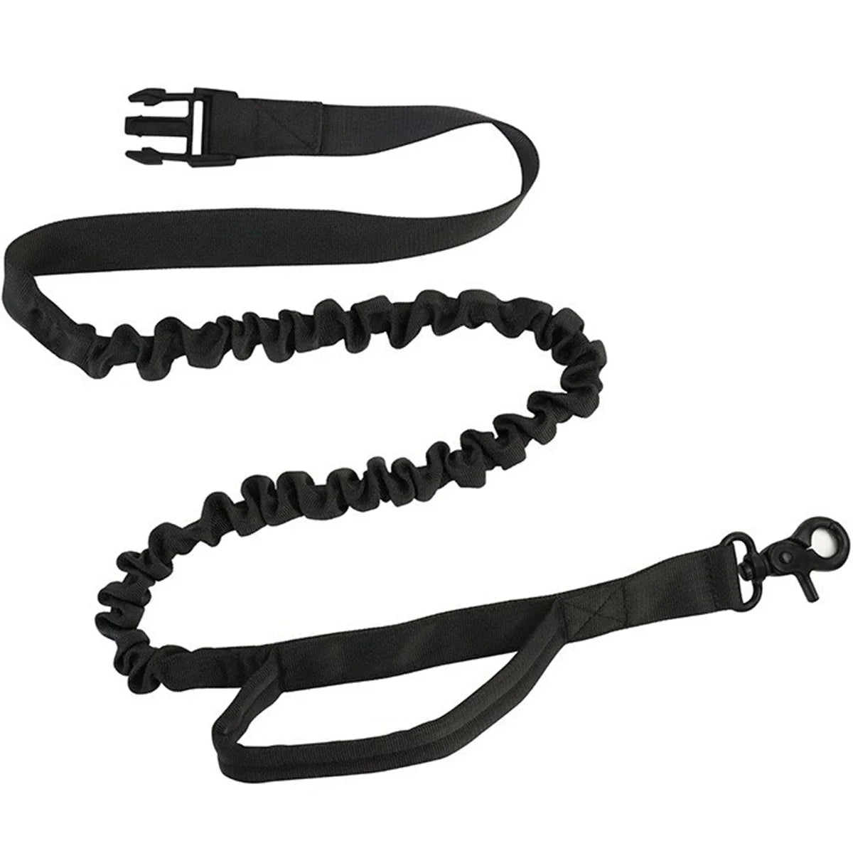 Running Dog Leash Waist Bag with Hands-Free Bungee, Bottle Holder & Secure Zips 4