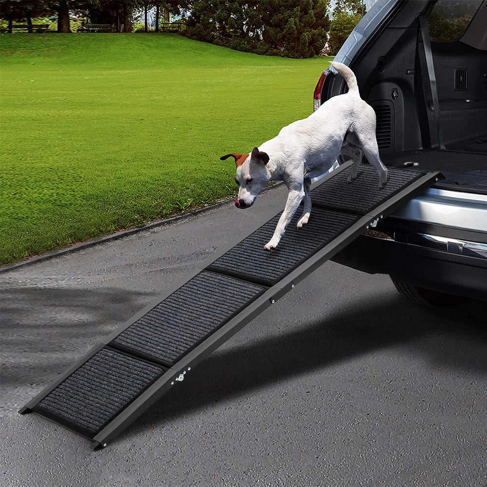 Folding Portable Dog Car Ramp with Non-Slip Base for Senior, Injured & Small Dogs 6