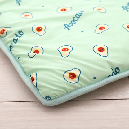 Cute Dog Cooling Mat Pad with Head Support | Breathable & Machine Washable 4