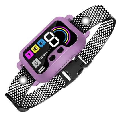 Smart Anti-Bark eCollar with Automatic Sensor | Digital Dog Bark Collar with Sound, Vibration & Shock Modes