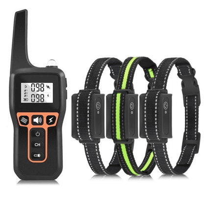 3-Mode 1000m Anti-Bark Dog Training Collar with Remote Control