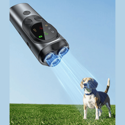 Handheld Ultrasonic Anti-Bark Dog Training Repeller with LED Light 6