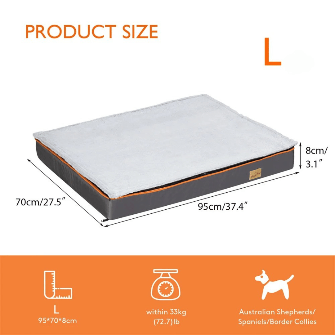 Orthopedic Dog Bed for Large & XL Dogs with Washable Cover 11