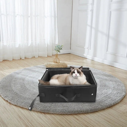 Foldable & Portable Travel Cat Litter Box 3