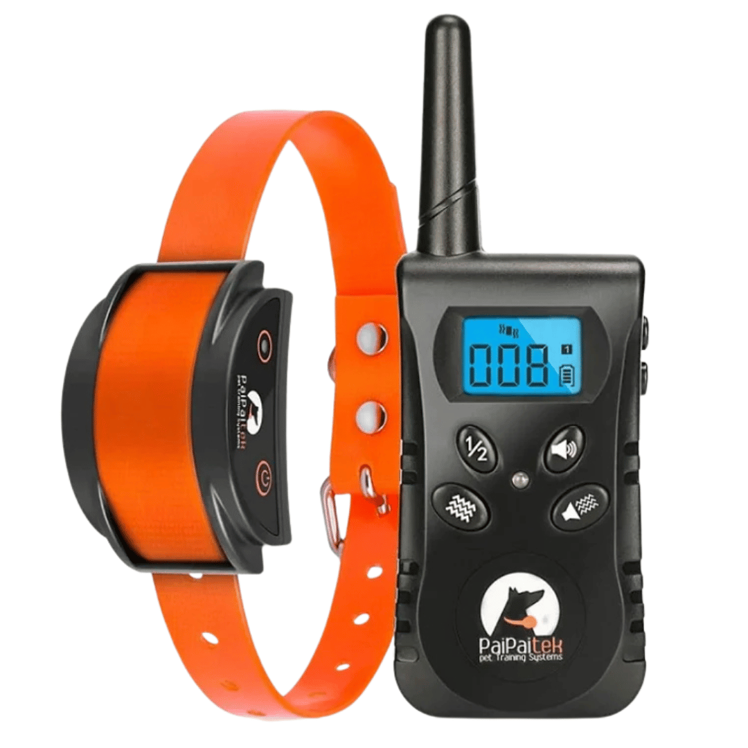 Sound & Vibrate No Shock Dog Training Collar & Remote | Up to 500m Range
