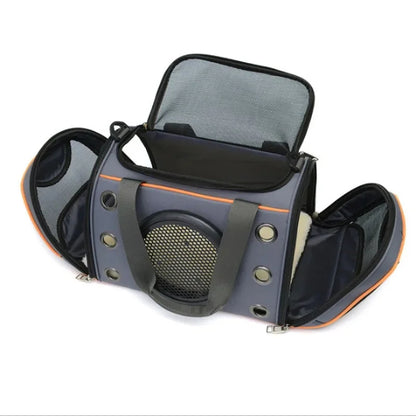 Spacious & Breathable Pet Travel Bag Carrier with Cool Viewing Window for Cats & Small Dogs 3