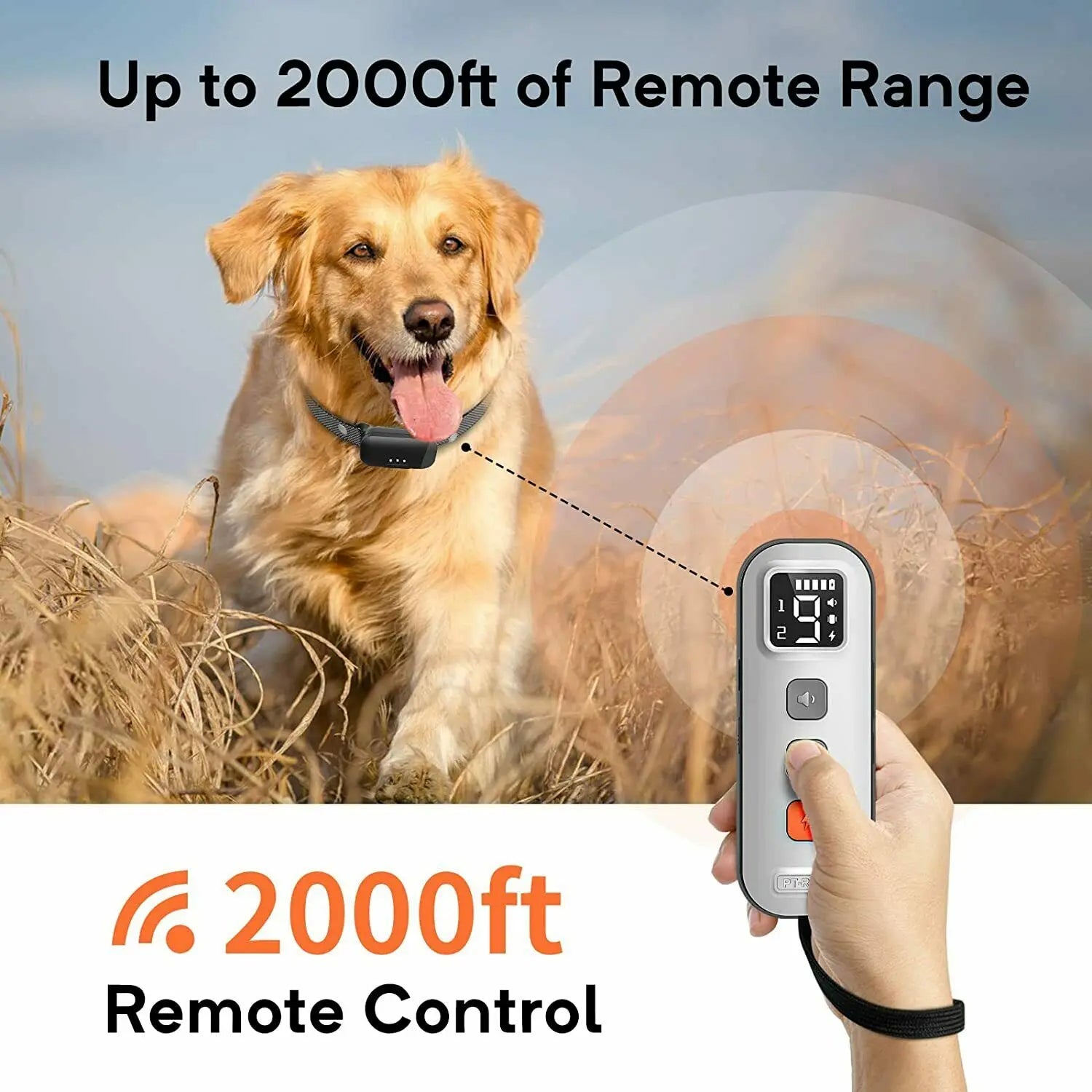 600m Beep, Vibration & Shock Dog Traning Collar 3