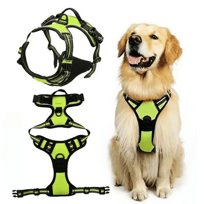 Dog Harness Training Vest with Reflective Straps, Handle & Secure Buckles 2