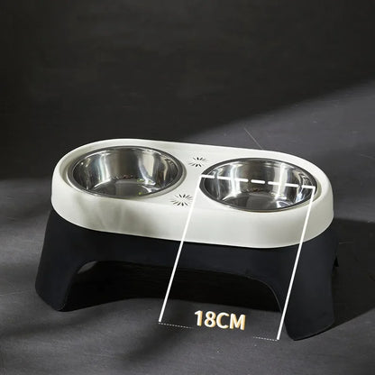 Sturdy Raised Dog Feeding Station with Stainless Steel Dog Bowls 5
