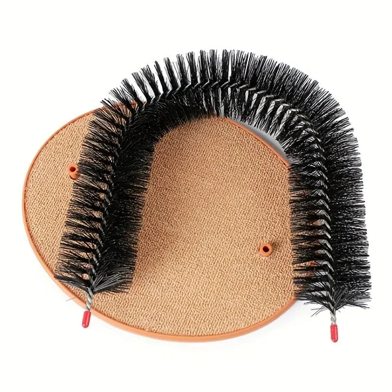 Cat Self-Groomer Rubbing Brush Arch for Scratching & Play 4