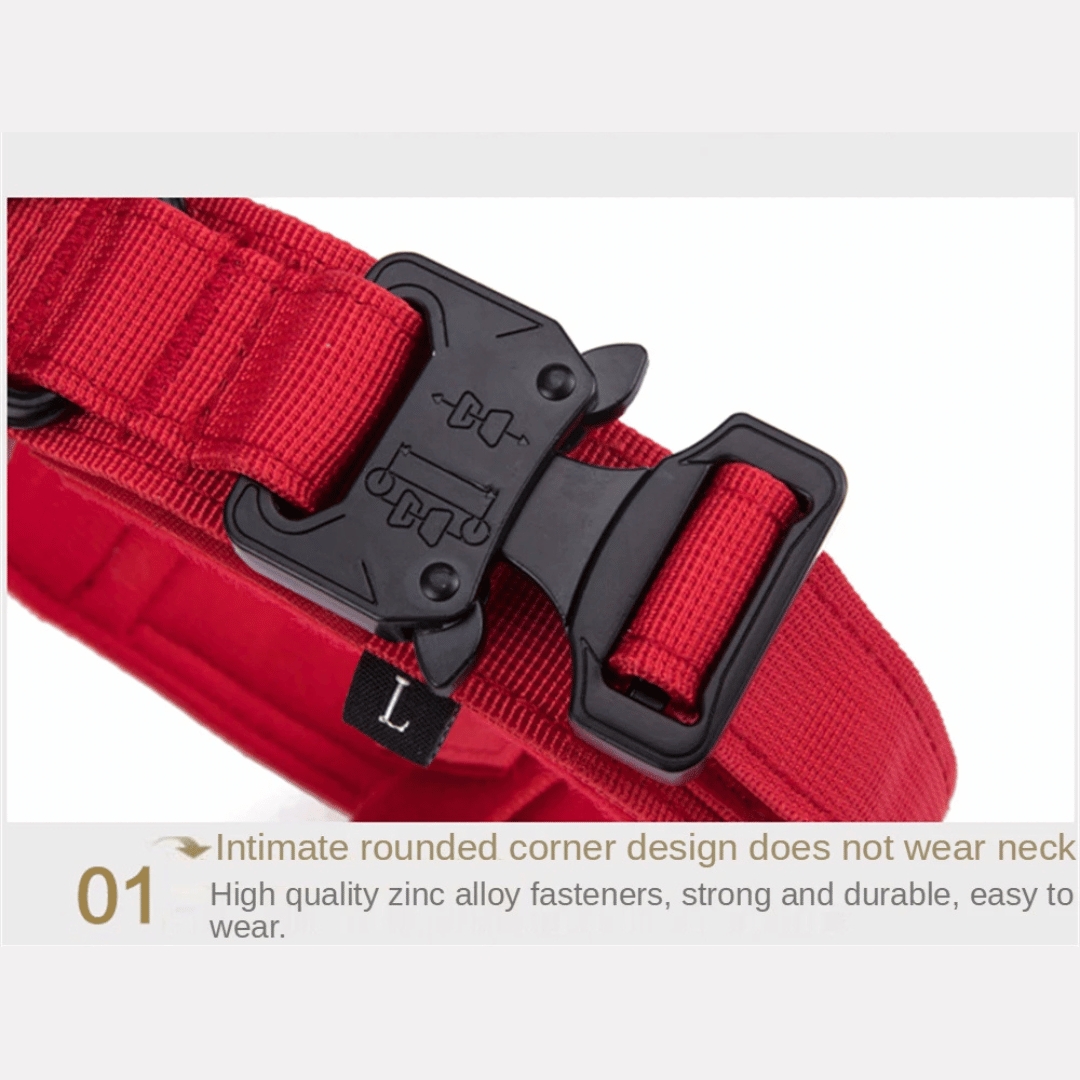 Heavy Duty Military-Style Tactical Dog Collar 19