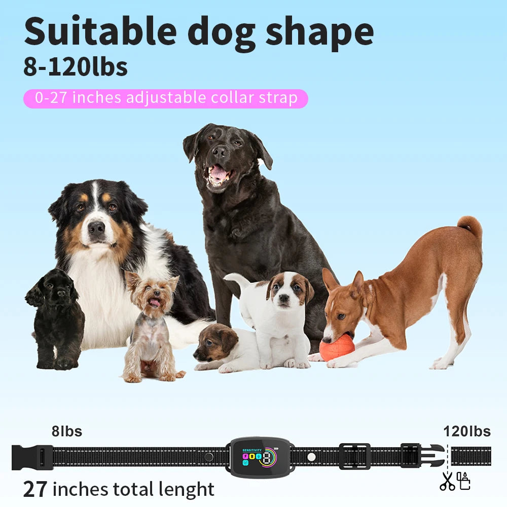 Smart Dog Training E-Collar with Anti-Bark Technology