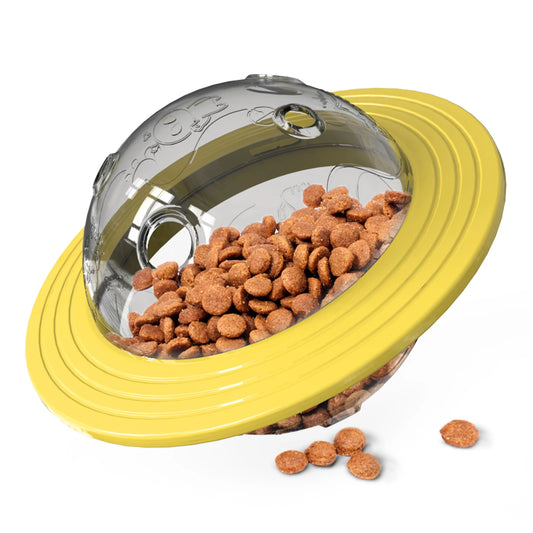 Interactive Dog Treat Ball Toy for Slow Feeding of Biscuits & Food