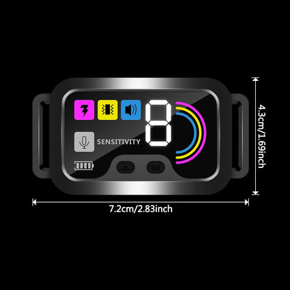 Smart Anti-Bark eCollar with Automatic Sensor | Digital Dog Bark Collar with Sound, Vibration & Shock Modes