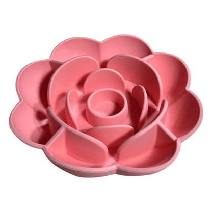Rose-Shaped Slow Feeder Dog Bowl with Suction Cup Base | Dog Lick Bowl for Healthy Eating 4