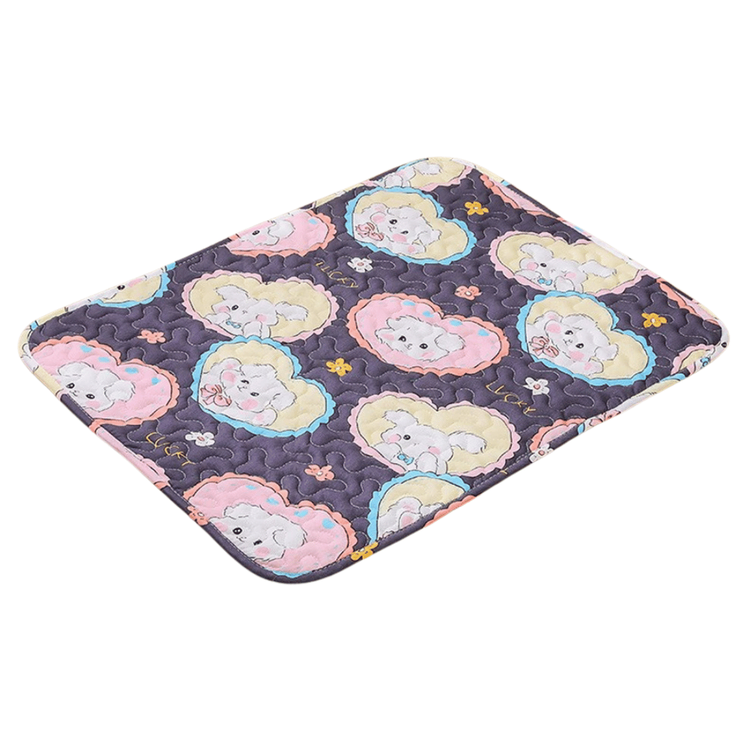 Cute Moisture-Resistant Pet Cooling Mat for Dogs & Cats