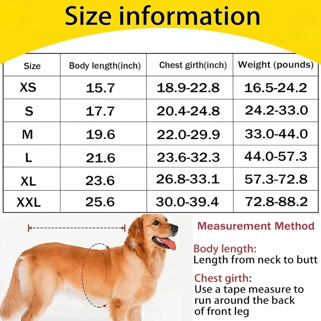 Waterproof & Warm Dog Jacket with Fleece Interior, Adjustable Neck & Reflective Piping 12