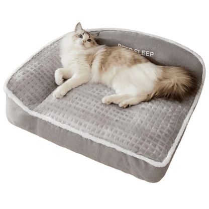 Super-Soft & Insulated Calming Dog Bed with Zipped Washable Cover 3