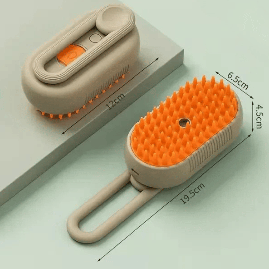 2-in-1 Pet Grooming Brush with Spray Function for Massage and Detangling 10