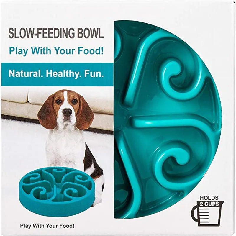 Slow Feeder Dog Bowl with Anti-Flip Base | Dog Lick Bowl for Heathy & Fun Eating