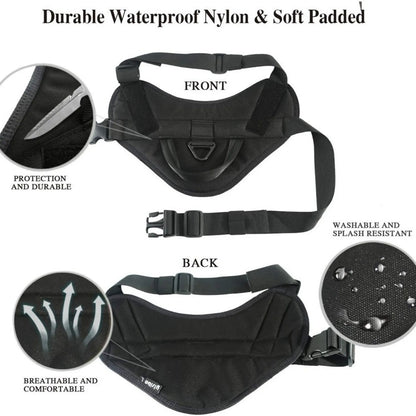 Supportive Military-Style Dog Harness for Big Dogs | Padded No-Pull Dog Vest with Handle 18