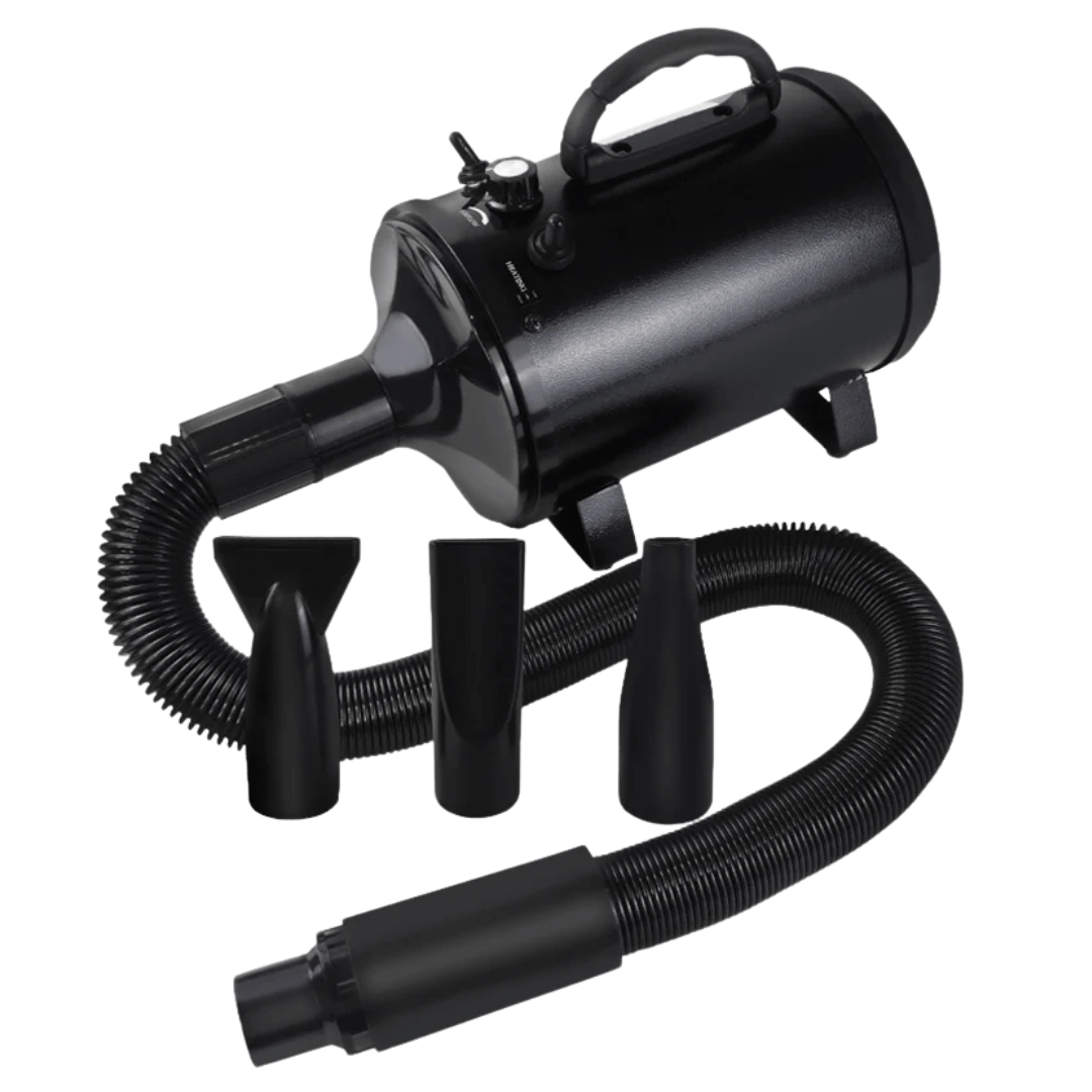 Low-Noise Dog Hairdryer with Temperature Control & Changeable Nozzles | Compact & Portable 2800W Blow Dryer for Dog Grooming 3