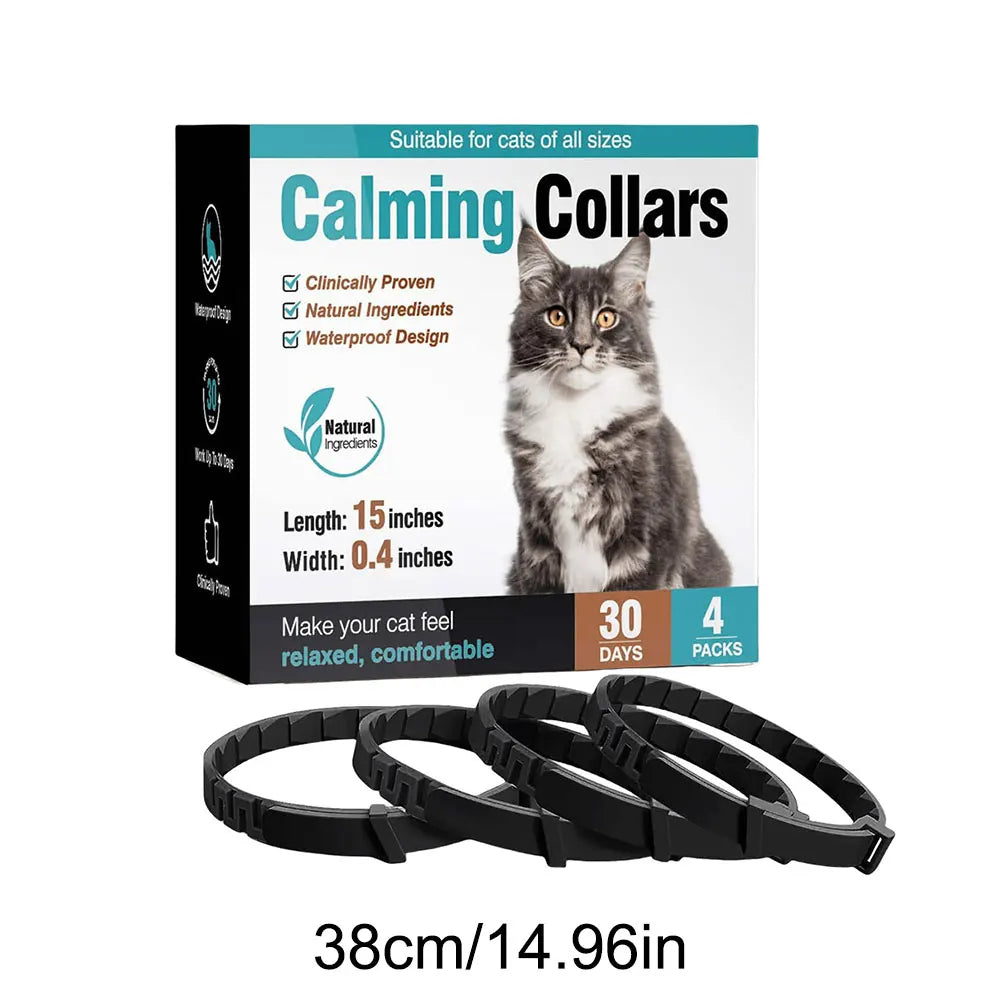 Cat Calming Collar with Safe Pheromones for Anxiety Relief & Soothing 4