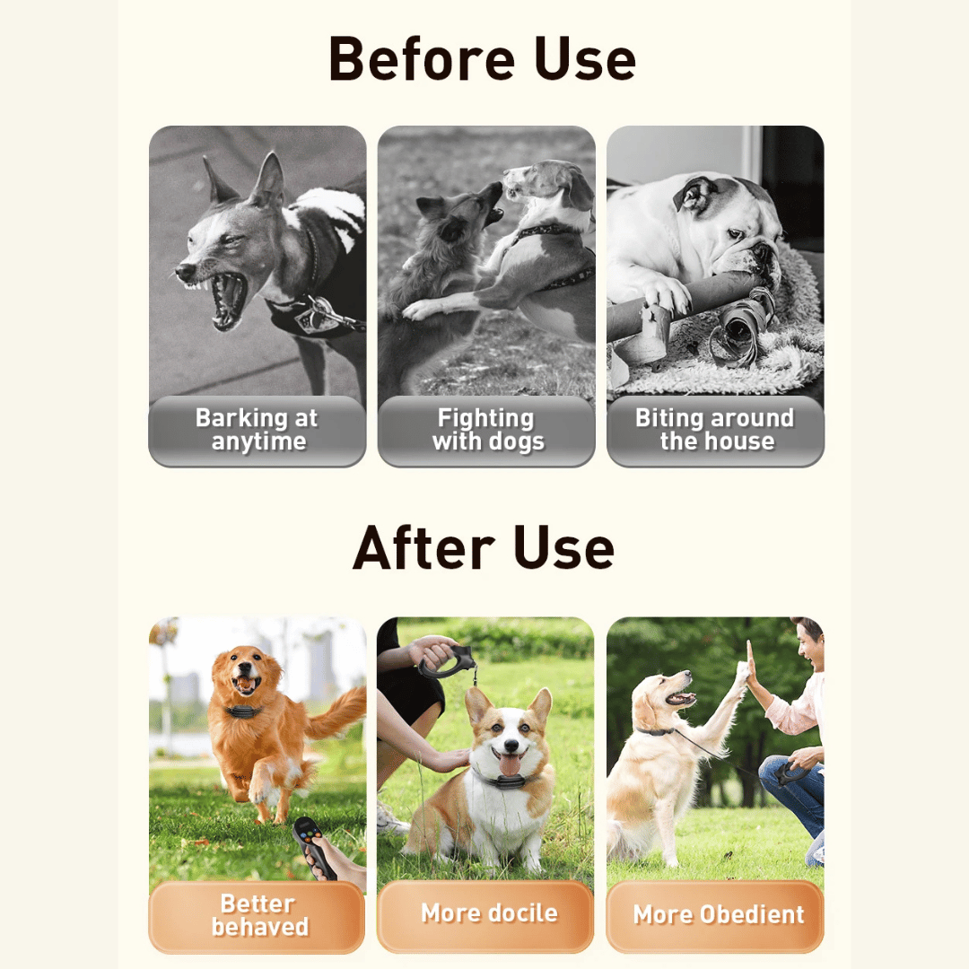500m Easy-Grip Remote Control Dog Training Collar 6