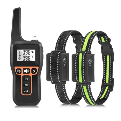 3-Mode 1000m Anti-Bark Dog Training Collar with Remote Control