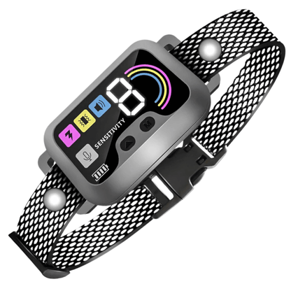 Smart Anti-Bark eCollar with Automatic Sensor | Digital Dog Bark Collar with Sound, Vibration & Shock Modes