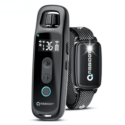 Safe No Shock Anti-Bark Dog Training Collar with Remote Control for Humane Behavioural Training