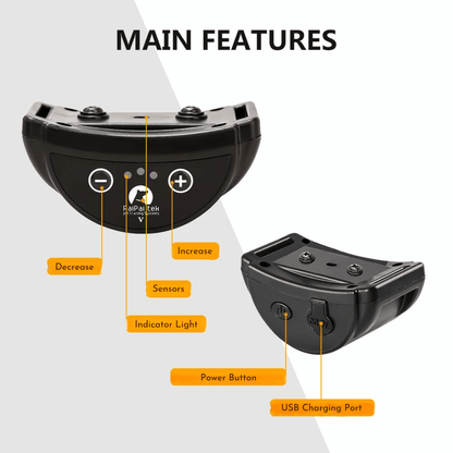 Automatic Vibration Anti-Bark Dog Collar for Humane No Shock Bark Training