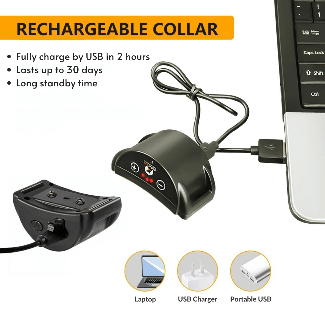 Automatic Vibration Anti-Bark Dog Collar for Humane No Shock Bark Training