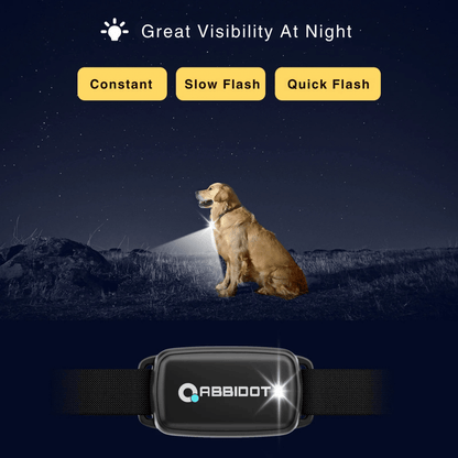 Safe No Shock Anti-Bark Dog Training Collar with Remote Control for Humane Behavioural Training