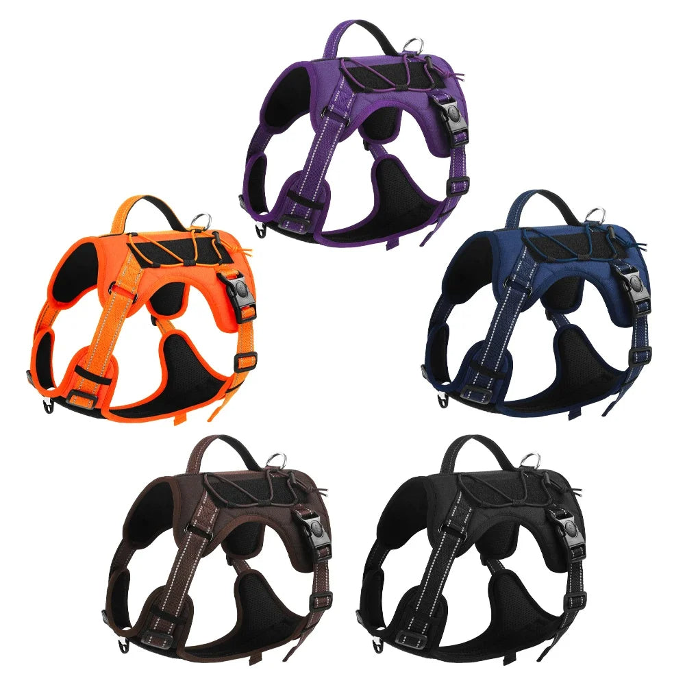 Supportive Dog Harness Training Vest with Reflective Straps 14