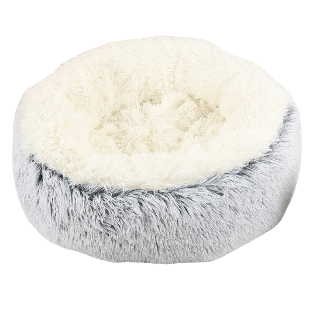 Extra Fluffy & Deep Plush Donut Dog Bed  2