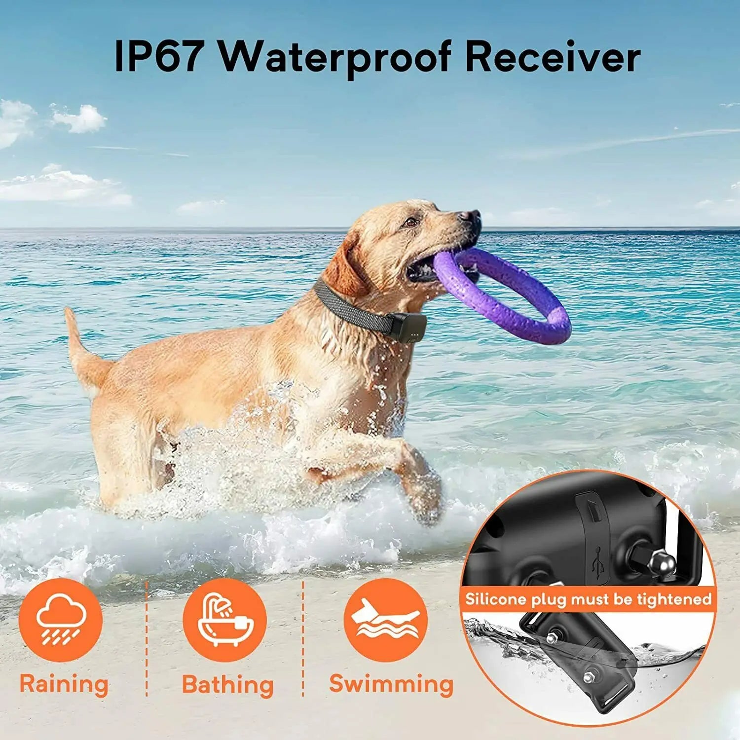 600m Beep, Vibration & Shock Dog Traning Collar 5