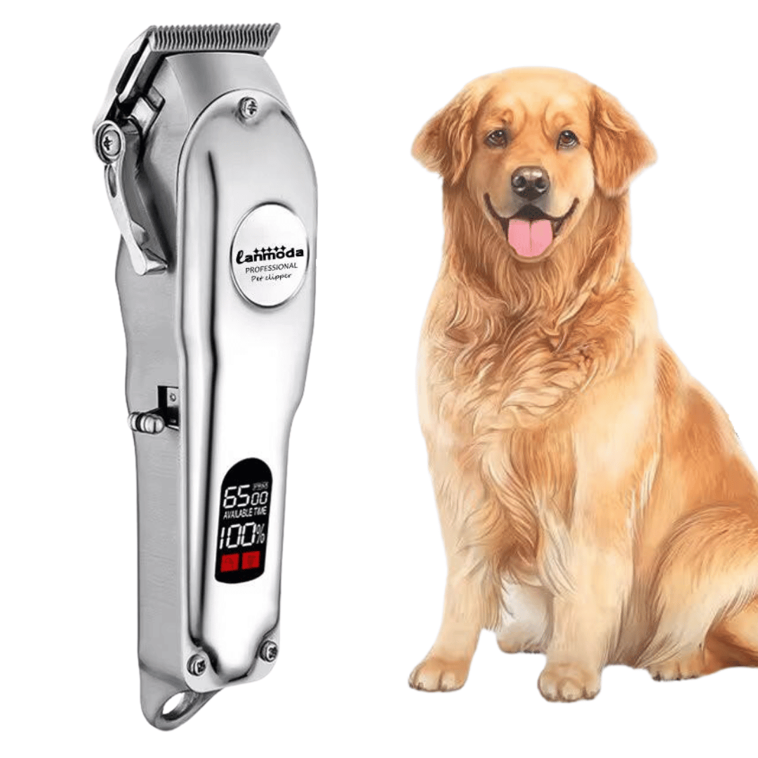 Cordless Dog Hair Trimmer Kit with Low Noise, Adjustable Blades & Long Battery Life 2