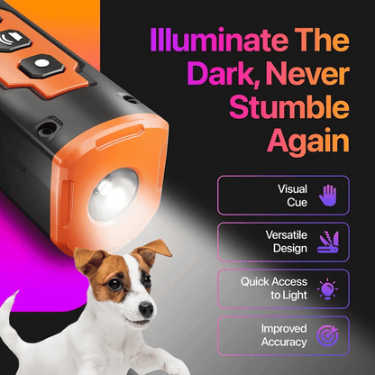 Handheld Ultrasonic Anti-Bark Dog Behavior Training Device with LED Light 5