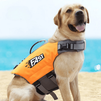 Dog Life Jacket Safety Vest for Swimming | Adjustable & Reflective Dog Swim Vest 3