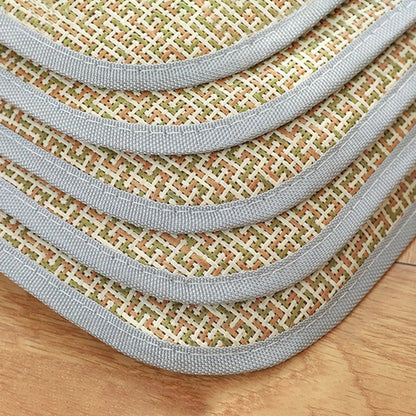 Natural Rattan Dog Mat with Cool-Feel & Non-Slip Base 3