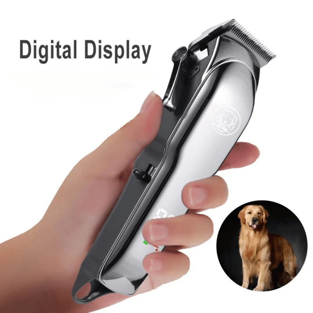 Cordless Dog Grooming Clippers Set with Adjustable Ceramic Blades & Accessories 6