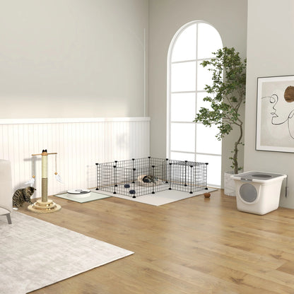 Flip-Top Enclosed Cat Litter Box with Bucket Design | Scoop Included 3