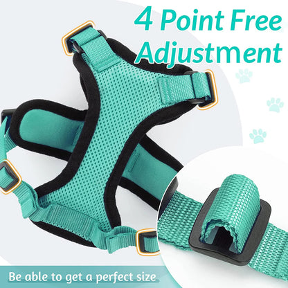 Easy-On-&-Off Soft Mesh Cat Harness & Leash Set 15