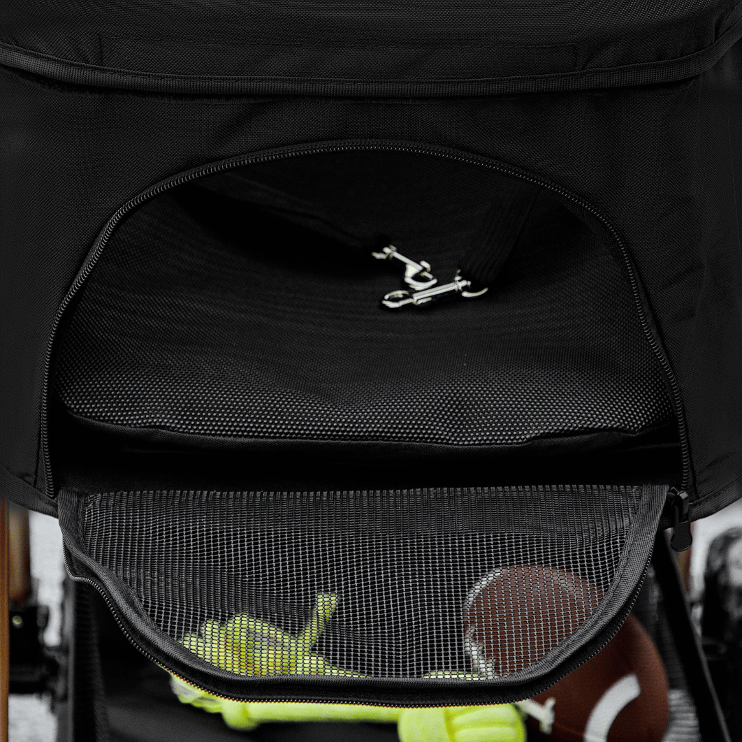 Mini-Dog Pet Stroller with Detachable Carrier Basket & Storage 6