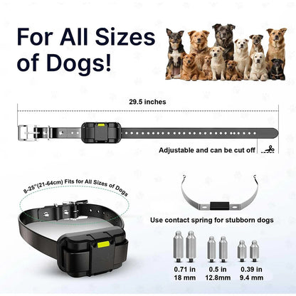 1 Mile Range Remote Dog Training Collar for Big & XL Dogs